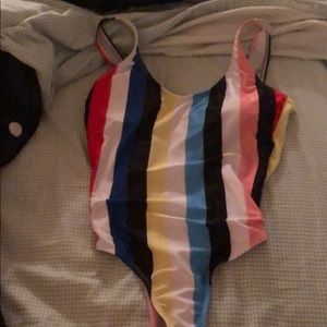 One piece bathing suit